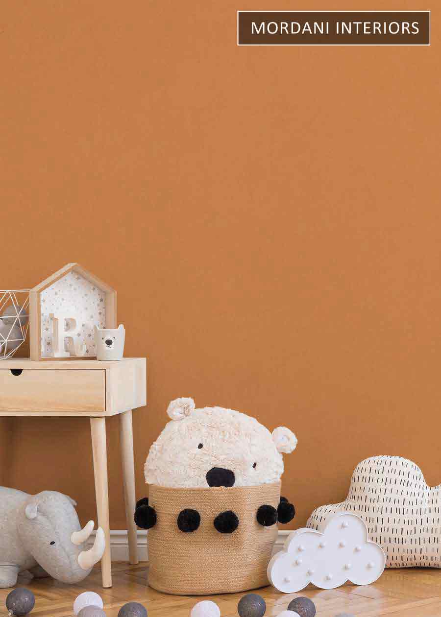 PLAIN PEACH LITTLE LOVE KIDS WALLPAPER DESIGN